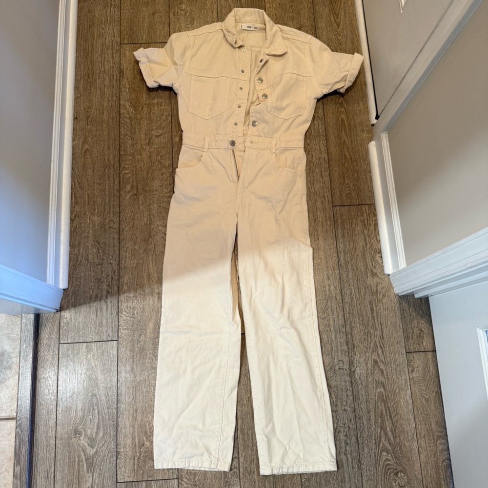 Mango denim jumpsuit